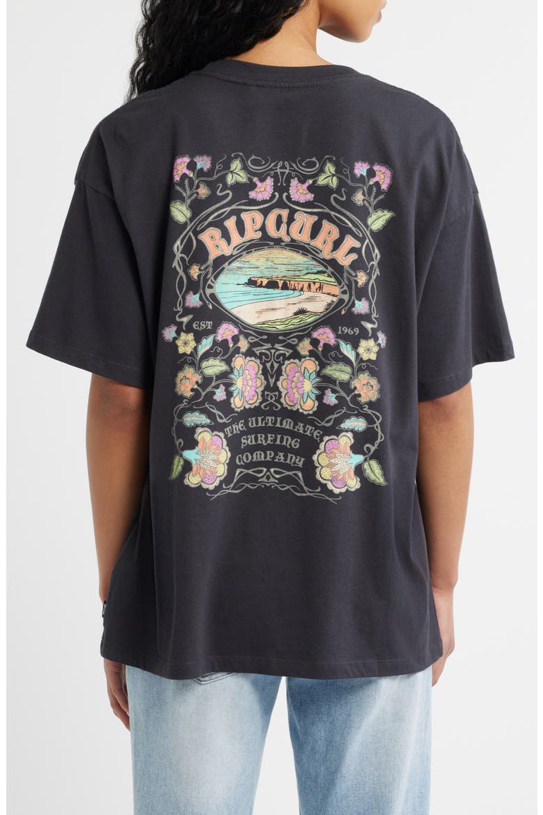 Half Moon Bay Heritage Graphic T-Shirt, Alternate, color, WASHED BLACK