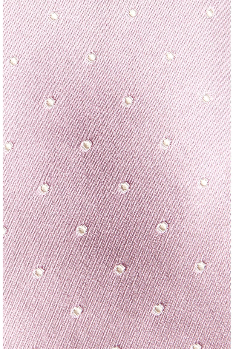 Polka Dot Mulberry Silk Satin Tie, Alternate, color, PINK ROSE