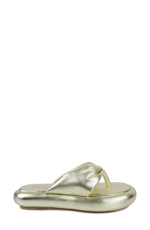 Zigi Artisan Alanna Platform Sandal In Gold