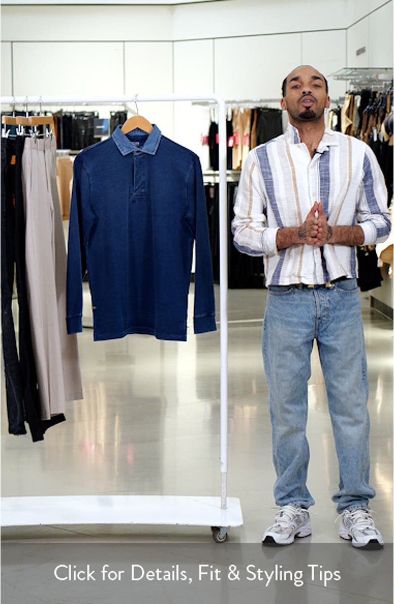 Polo Ralph Lauren Indigo Jersey Rugby Shirt | Nordstromrack