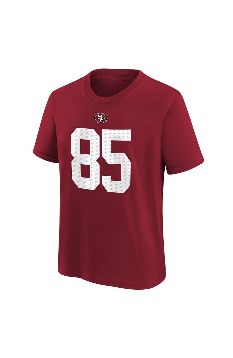 Nike Youth Nike George Kittle Scarlet San Francisco 49ers Player Name & Number T-Shirt, Alternate, color, Scarlet