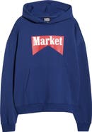 MARKET Cowboy Bear Oversize Cotton Fleece Hoodie