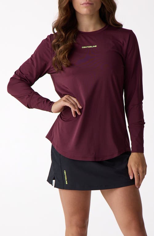 Centerline Athletics Long Sleeve In Purple
