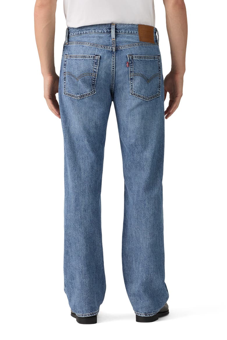555™ Relaxed Straight Leg Cotton & Linen Jeans, Alternate, color, TIMELESS BLUES LTWT