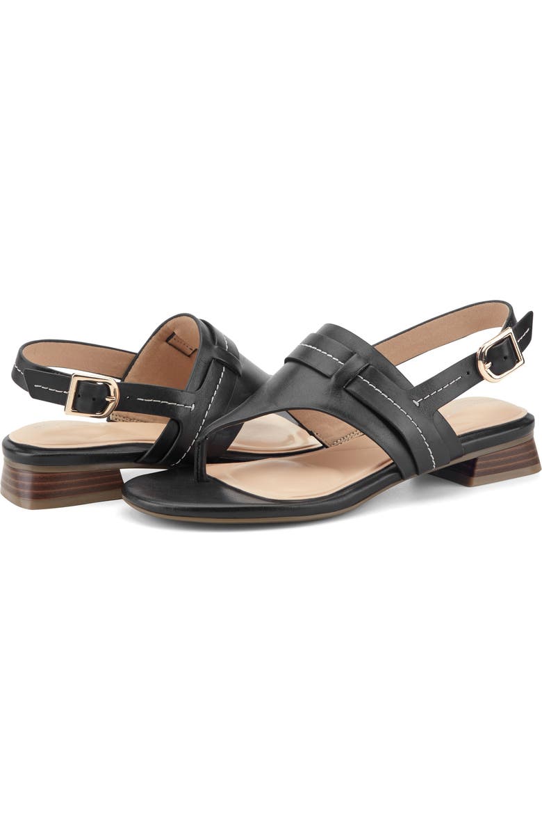 Rockport Ofera Slingback Sandal, Alternate, color, Black Leather