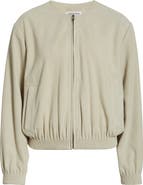 Nordstrom Suede Bomber Jacket