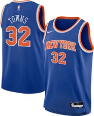 Nike Youth Nike Karl-Anthony Towns Blue New York Knicks Swingman Jersey - Icon Edition