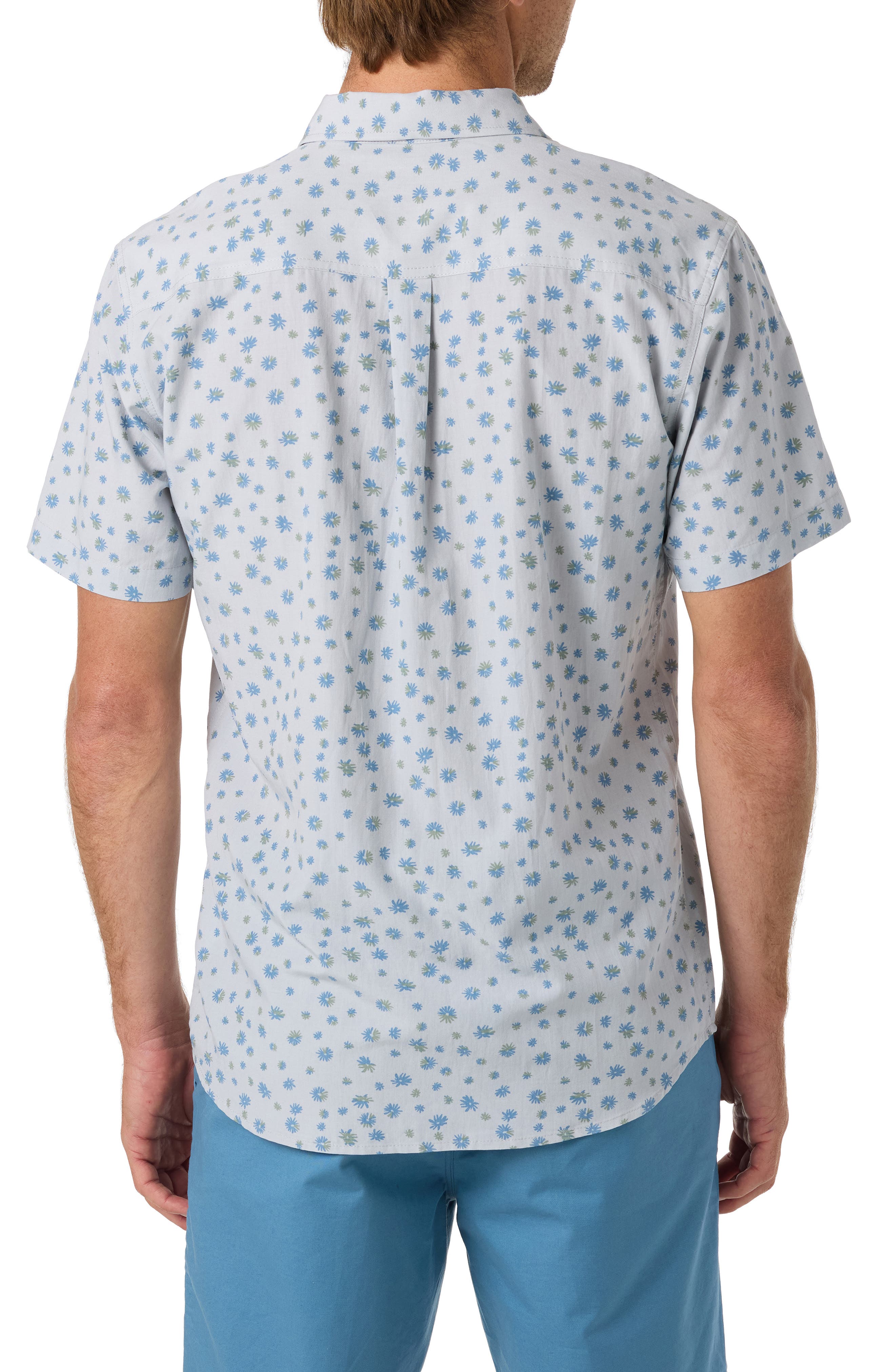 Oasis Floral Short Sleeve Button-Up Shirt - image 2