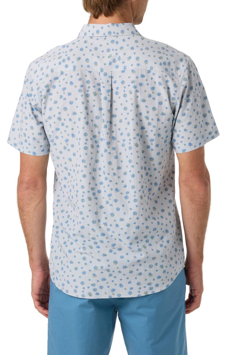 O'Neill Oasis Floral Short Sleeve Button-Up Shirt, Alternate, color, Highrise