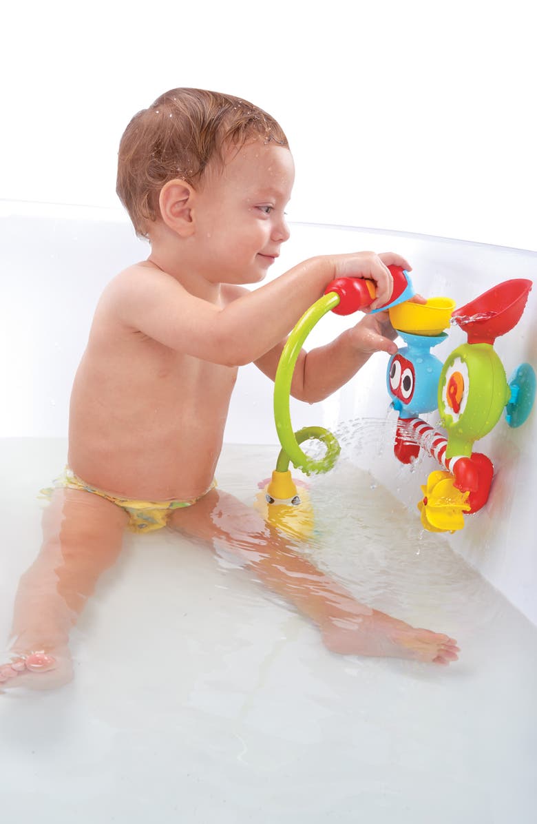 Yookidoo Submarine Spray Station Bath Activity Center, Alternate, color, Yellow