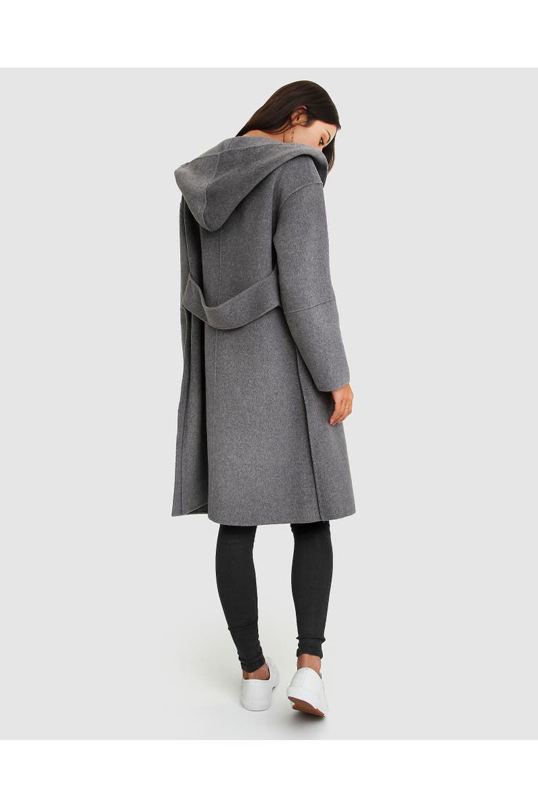 Walk This Way Wool Blend Oversized Coat, Alternate, color, Dark Grey