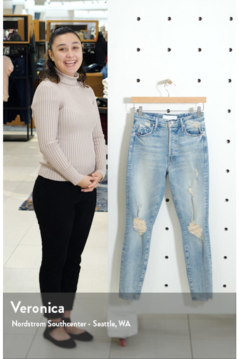 MIRANDA + MOTHER Easy Does It High Waist Crop Skinny Jeans video