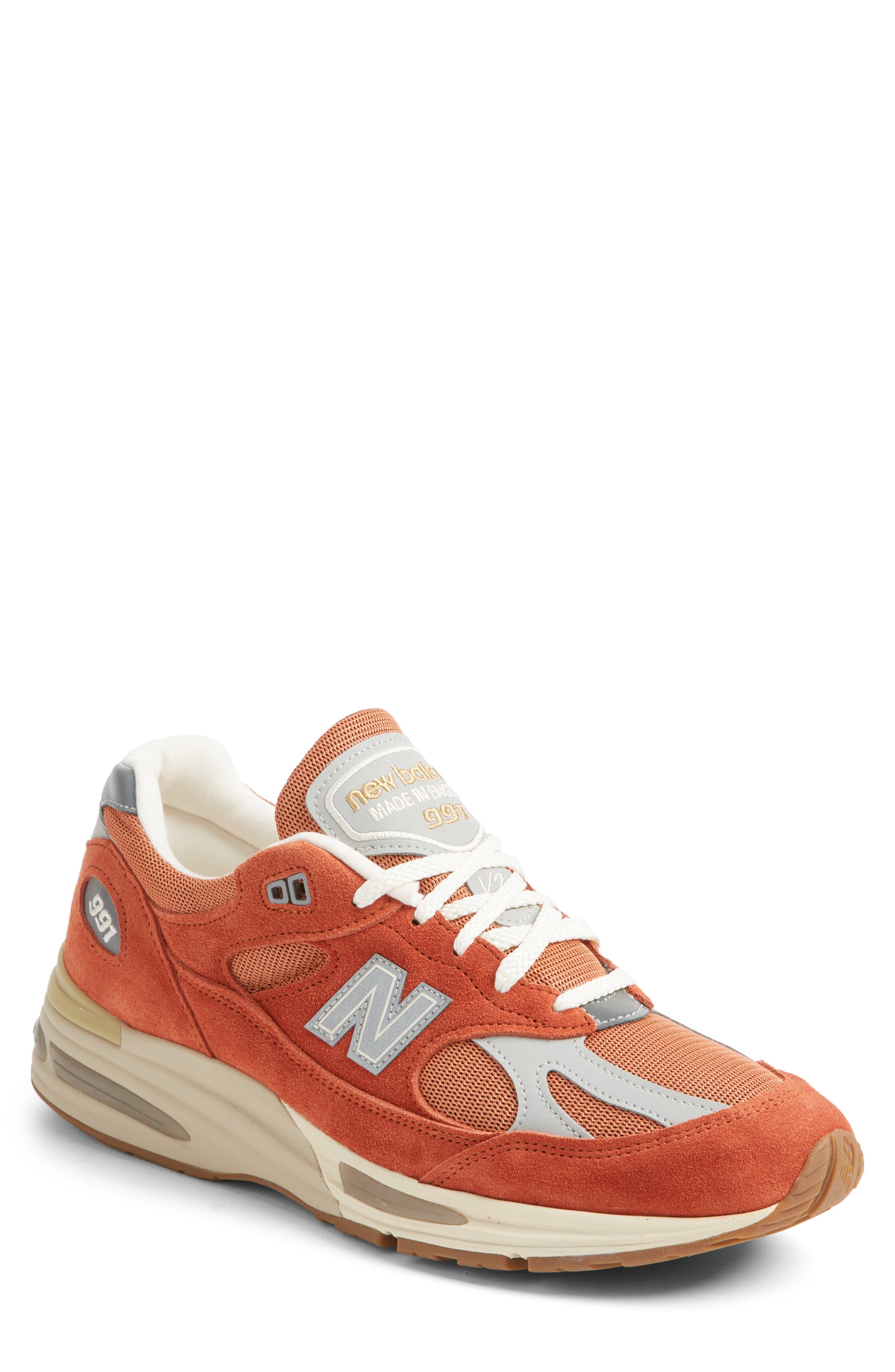 New Balance Gender Inclusive Made in UK 991 v2 Sneaker, Main, color, Potters Clay/ Raw Sienna