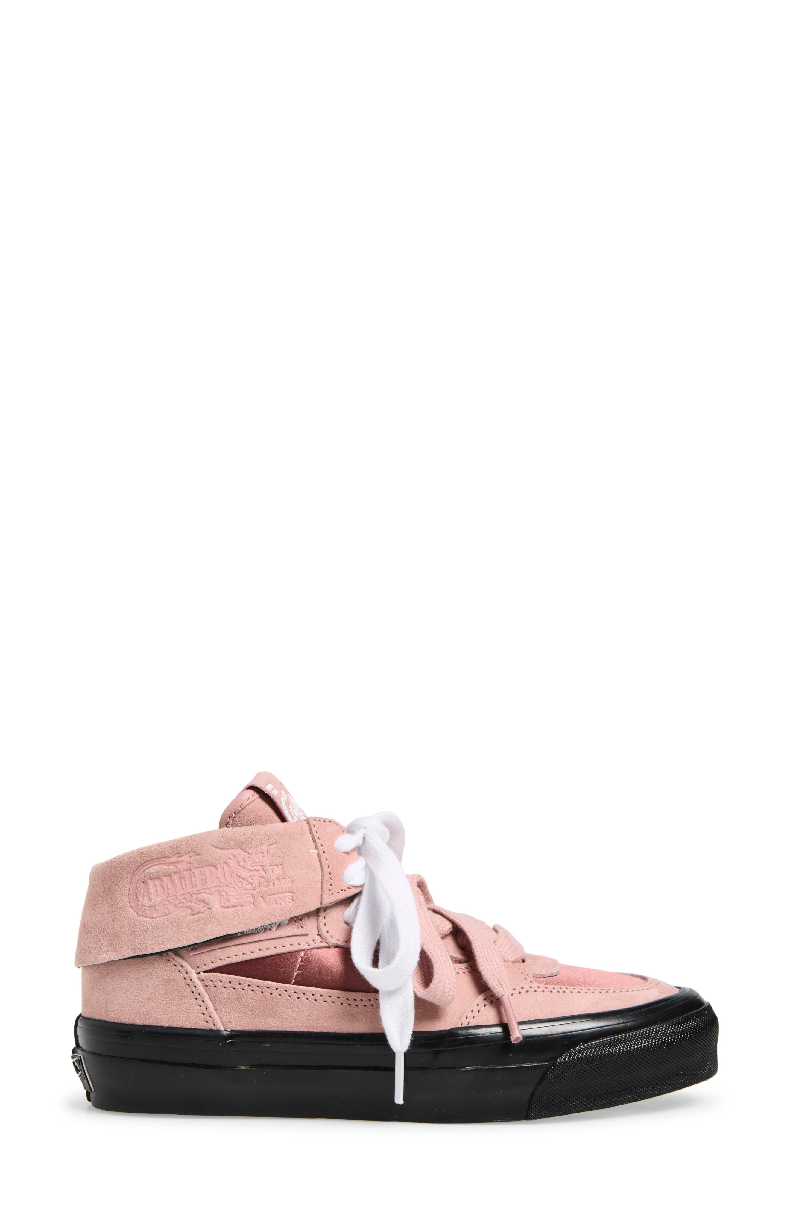 Half Cab Leather Sneaker, Alternate, color, LX HALF CABALLERO ROSE/BLACK