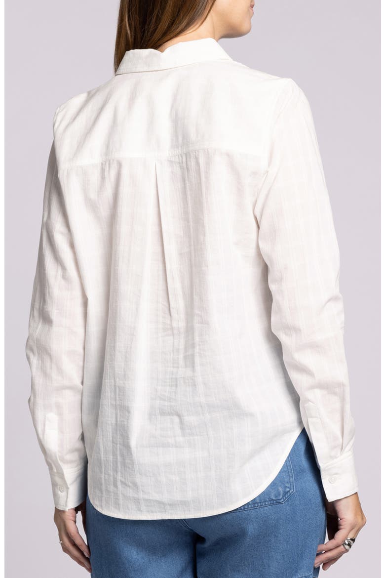 Lonnie Long Sleeve Button-Up Shirt, Alternate, color, WHITE