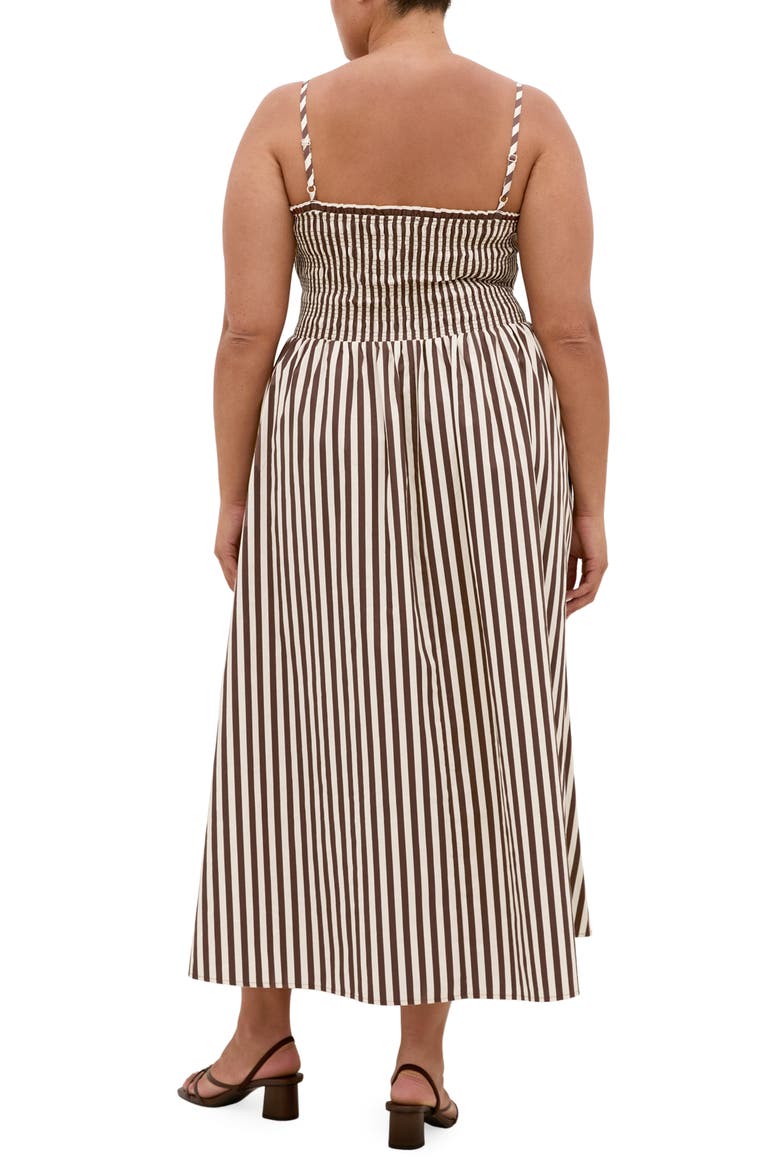 Jolie Maxi Dress, Alternate, color, CHOCOLATE STRIPE