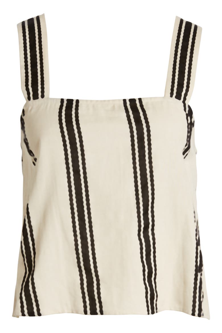 Kelsie Cotton & Linen Tank, Alternate, color, ALMOND MILK
