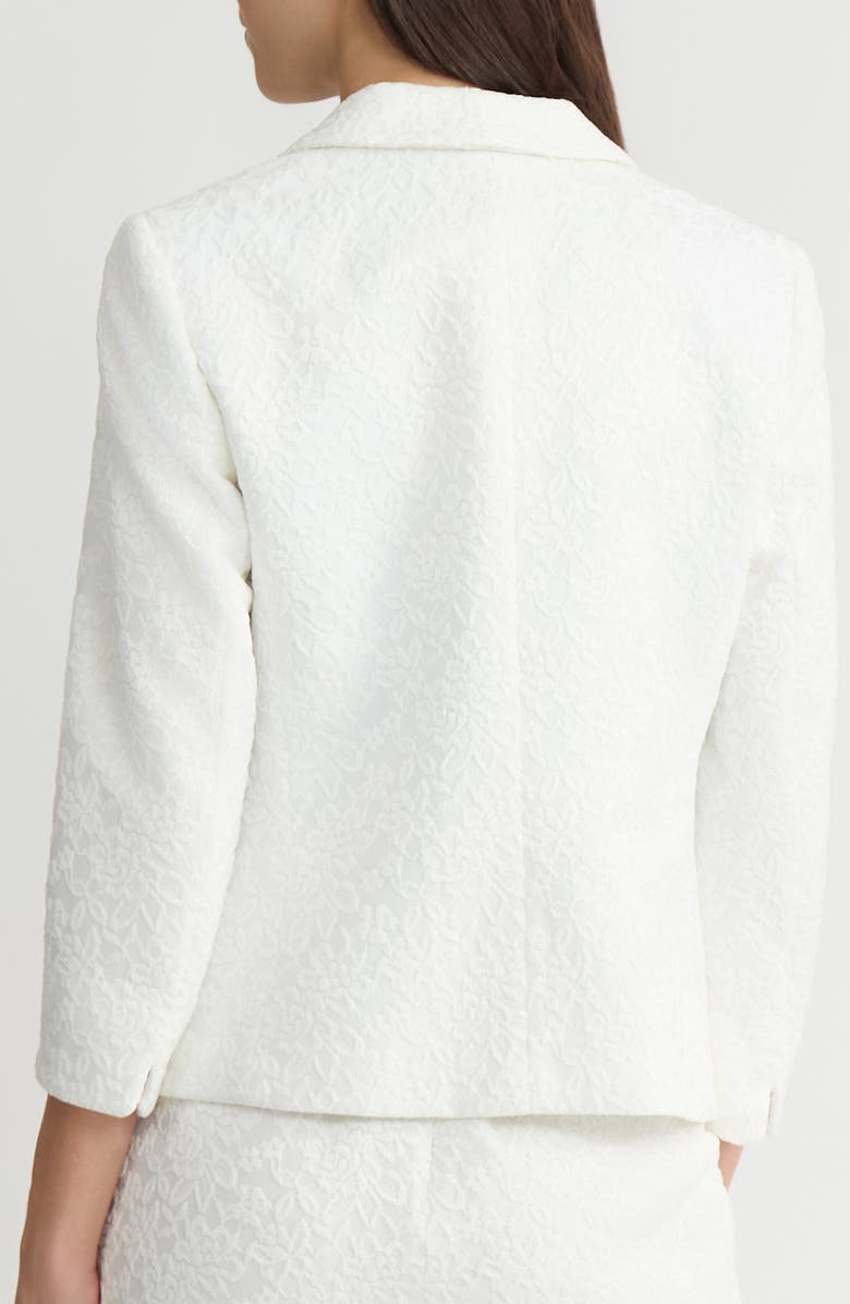 KASPER Shawl Collar Blazer, Alternate, color, Lily White