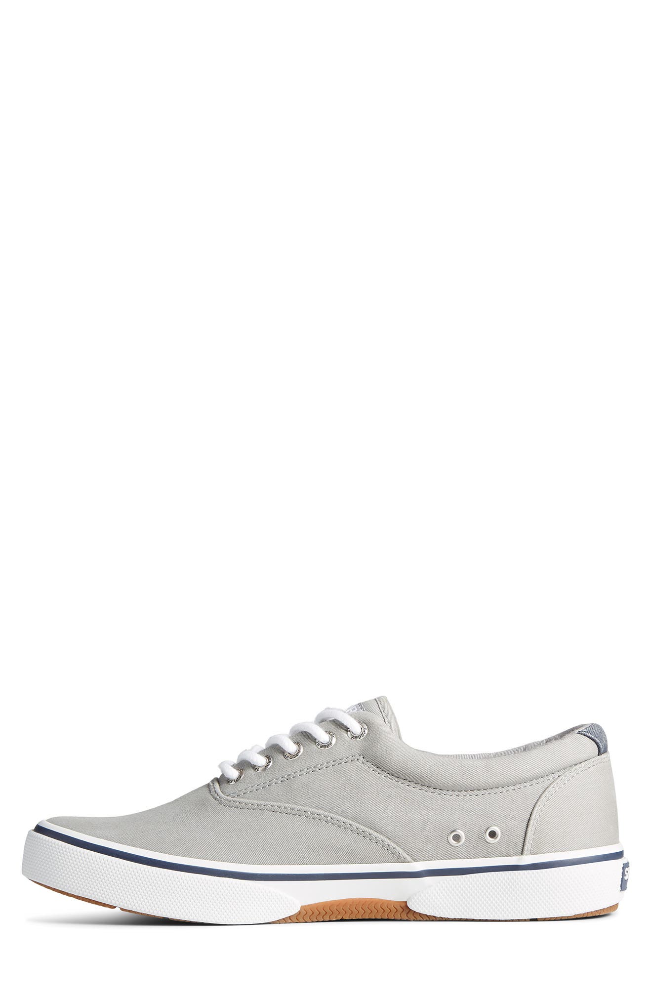 Sperry Halyard Saltwashed Low Top Sneaker - Wide Width Available, Alternate, color, Grey