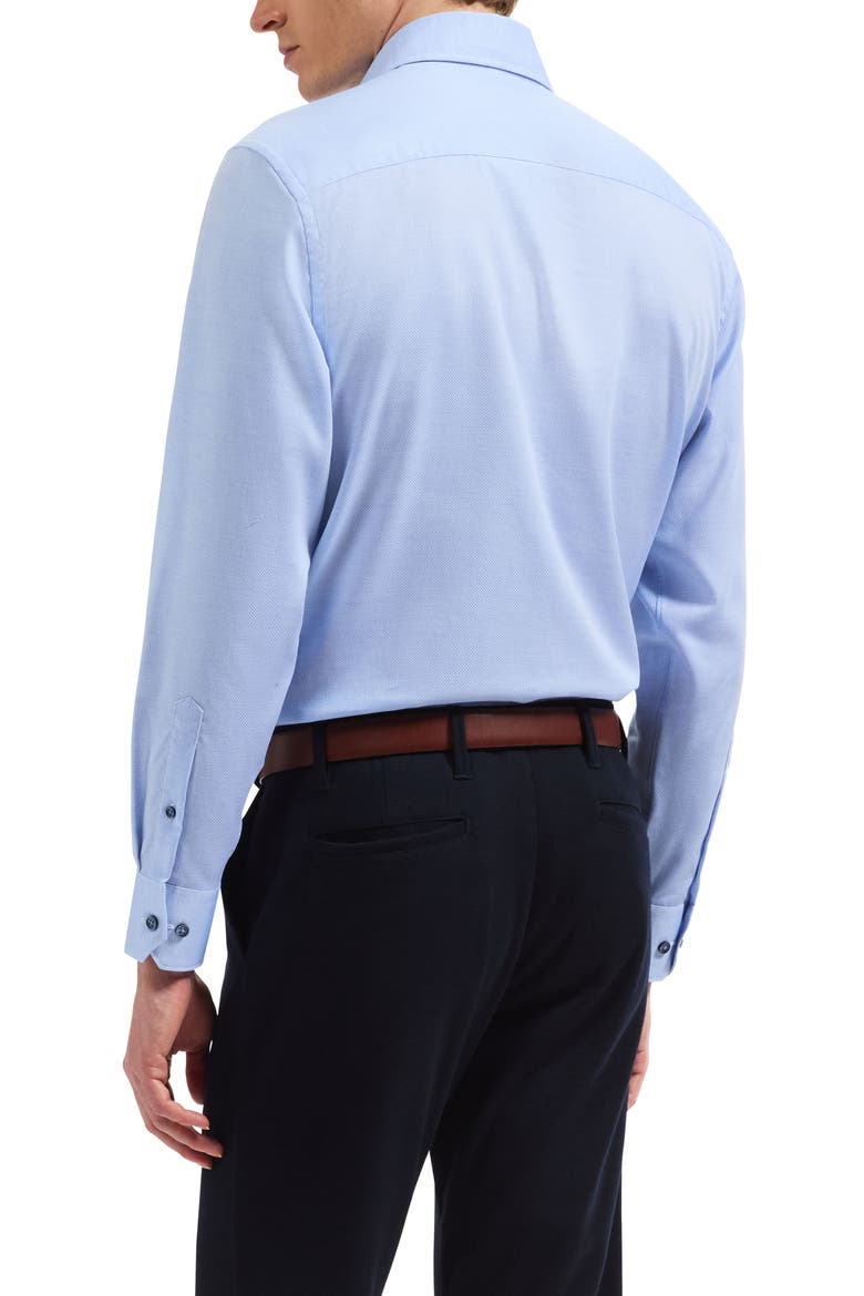 Alvin Shaped Long Sleeve Shirt, Alternate, color, CLASSIC BLUE