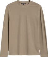 Robert Barakett Sorrell Long Sleeve Cotton Blend T-Shirt