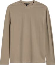 Robert Barakett Sorrell Long Sleeve Cotton Blend T-Shirt