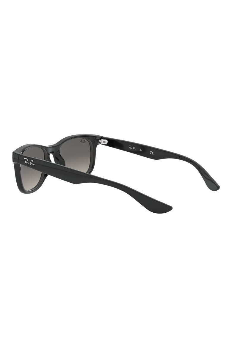 Junior Wayfarer 47mm Sunglasses, Alternate, color, BLACK/ GRAY GRADIENT