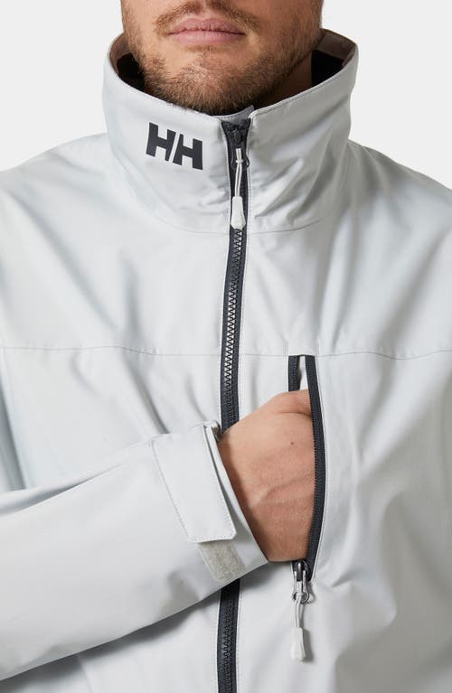Helly Hansen Crew 2.0 Waterproof Sailing Jacket In Gray