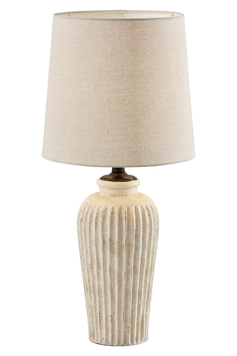 Callista Table Lamp, Main, color, WHITE CERAMIC