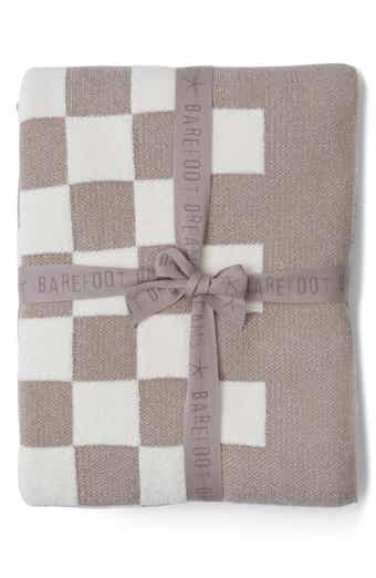 Barefoot Dreams® CozyChic™ Checkered Cotton Blend Throw Blanket