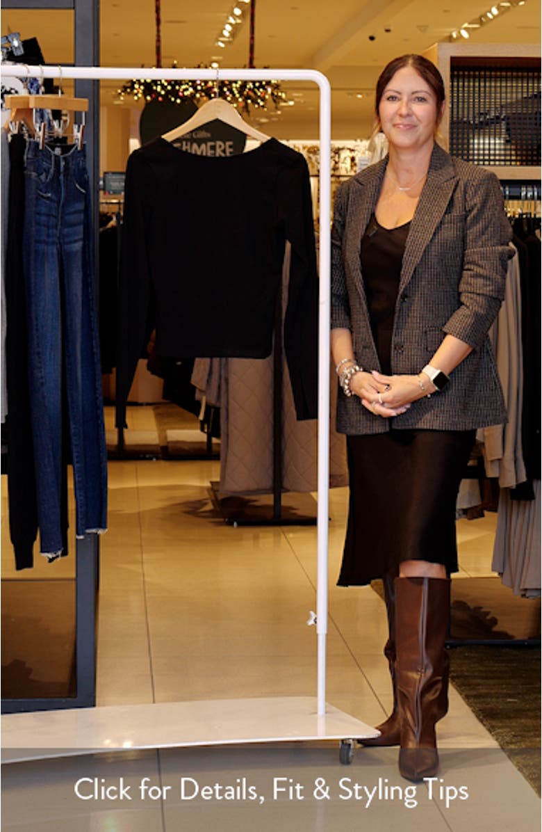 Long Sleeve Scoop Back T-Shirt, sales video thumbnail