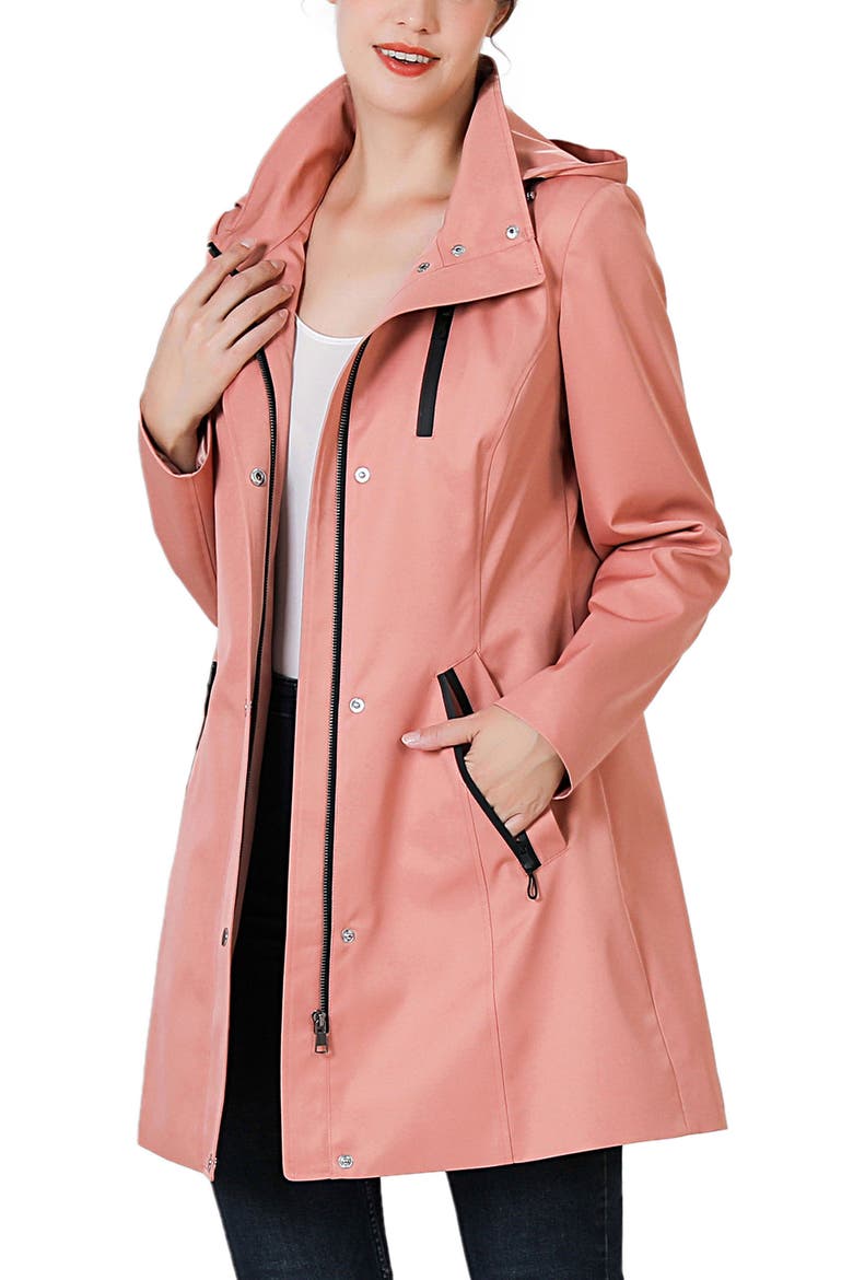 Women's Molly Hooded Anorak Jacket, Alternate, color, Guava