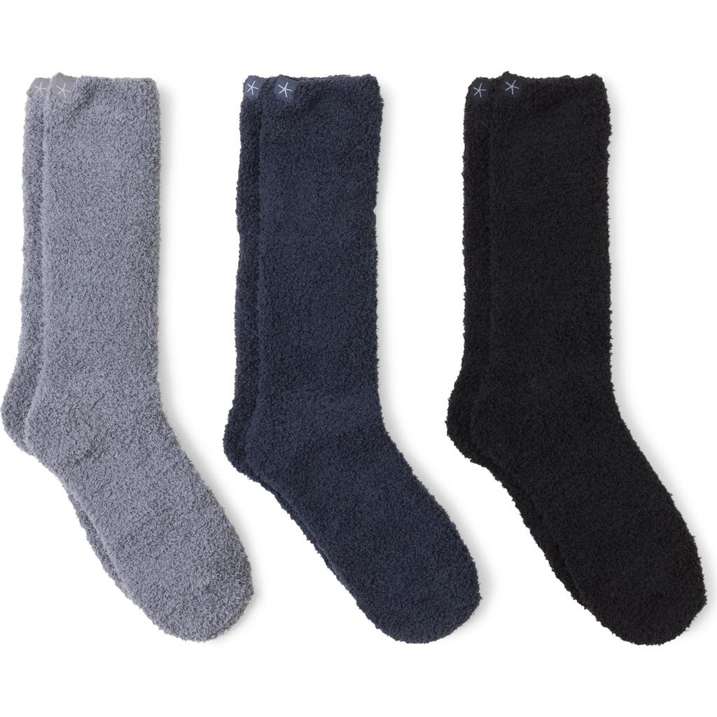 Barefoot Dreams ® Cozychic™ Assorted 3-pack Crew Socks In Multi