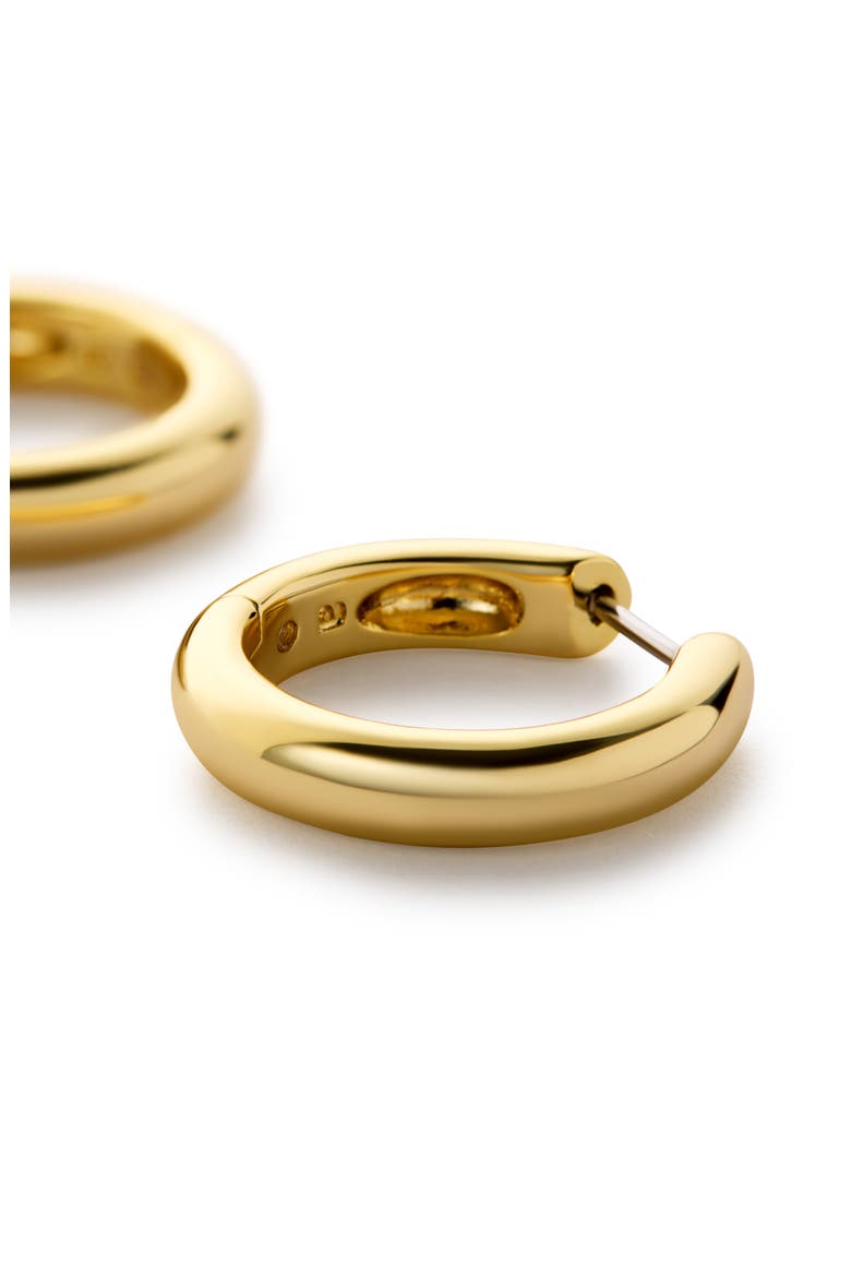 Gold Hoop Earrings - Giulia Medium, Alternate, color, Gold