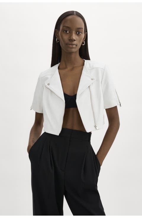 Kirsi | Cropped Biker Jacket
