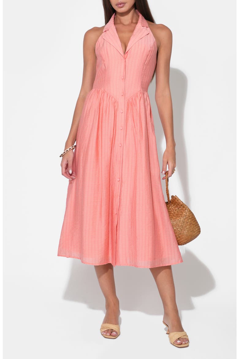 Mia Midi Shirtdress, Alternate, color, DUSTY ORANGE