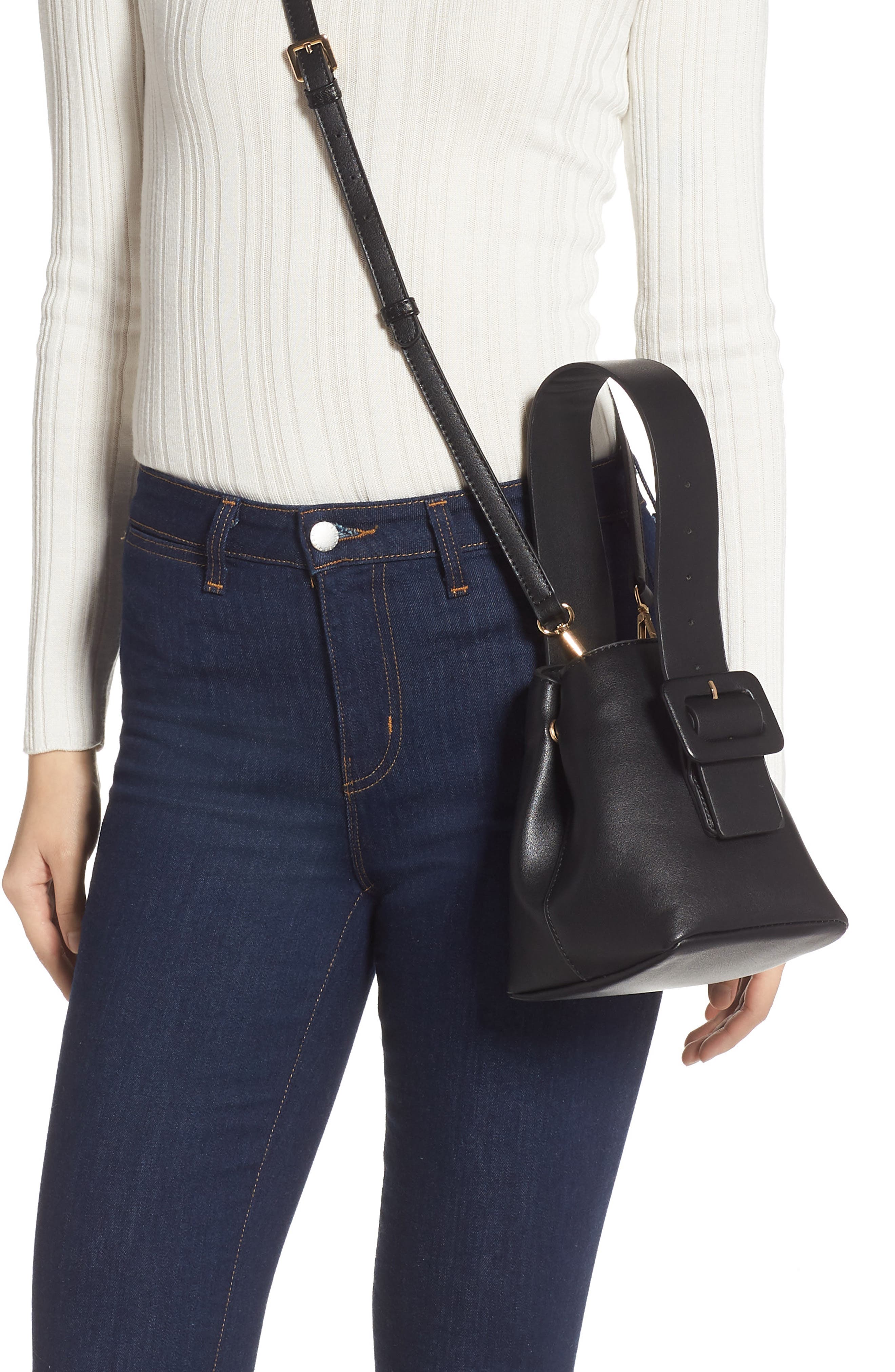 Mali + Lili Bridget Vegan Leather Mini Bag, Alternate, color, 