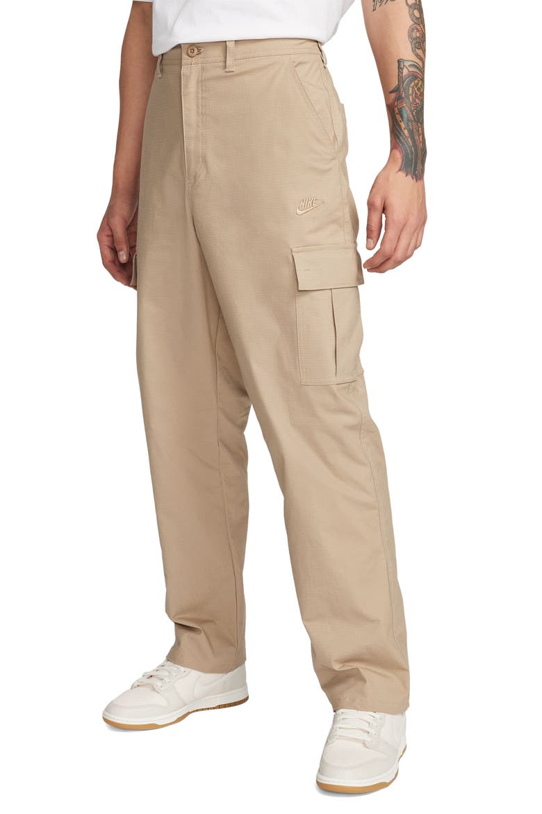 Club Stretch Cotton Cargo Pants, Main, color, 247 KHAKI/KHAKI