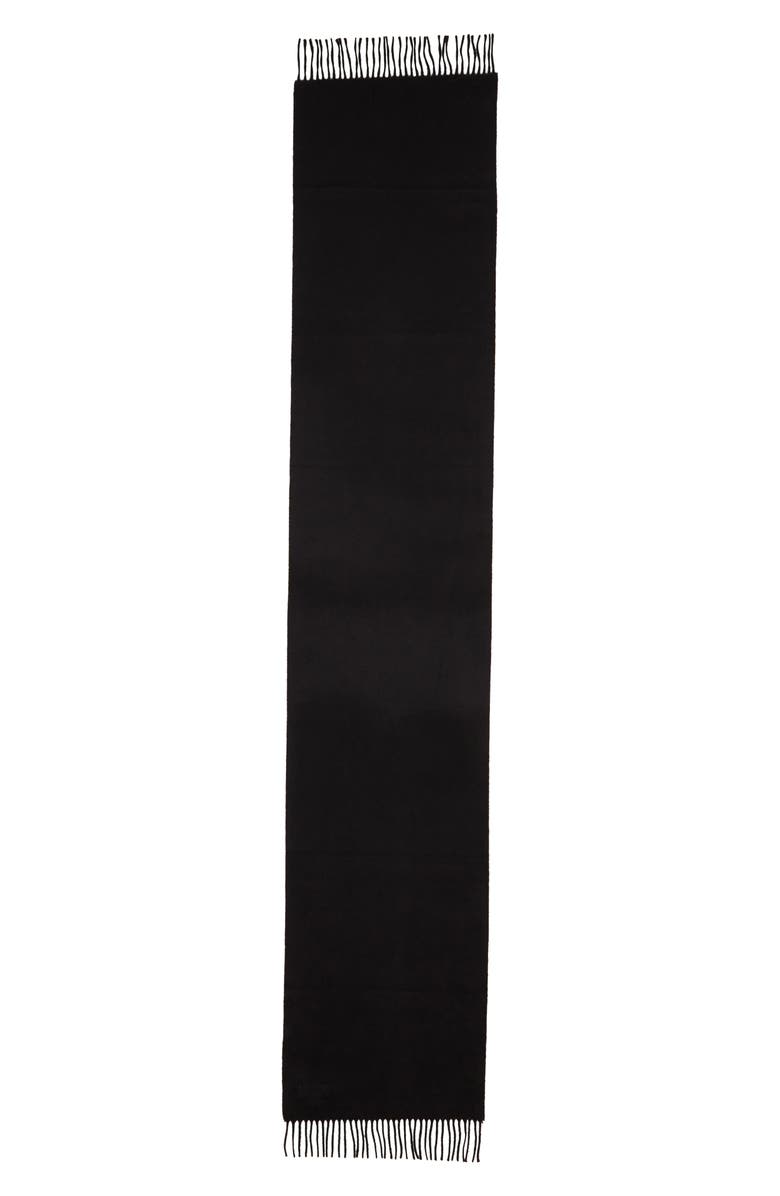 Johnstons of Elgin Cashmere Beanie, Scarf & Fingerless Gloves Set, Alternate, color, Black