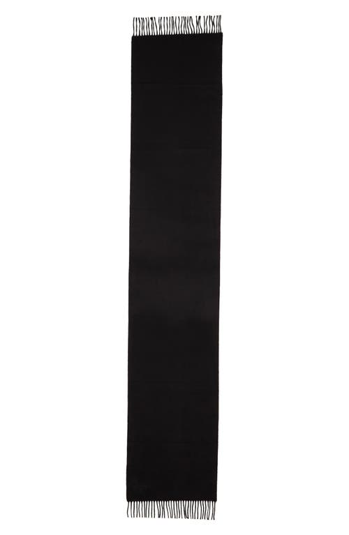 Johnstons Of Elgin Cashmere Beanie, Scarf & Fingerless Gloves Set In Black