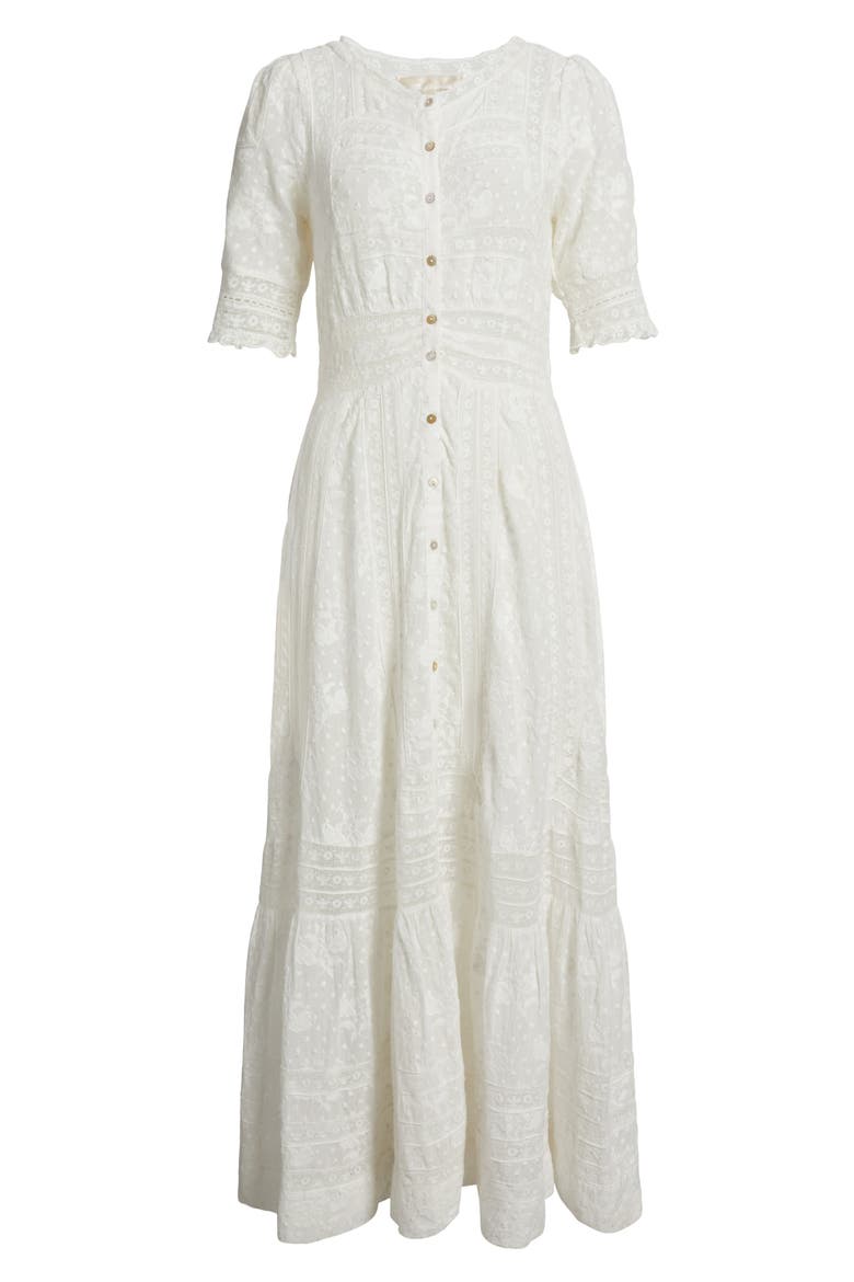 Minka Lace Maxi Dress, Alternate, color, TRUE WHITE