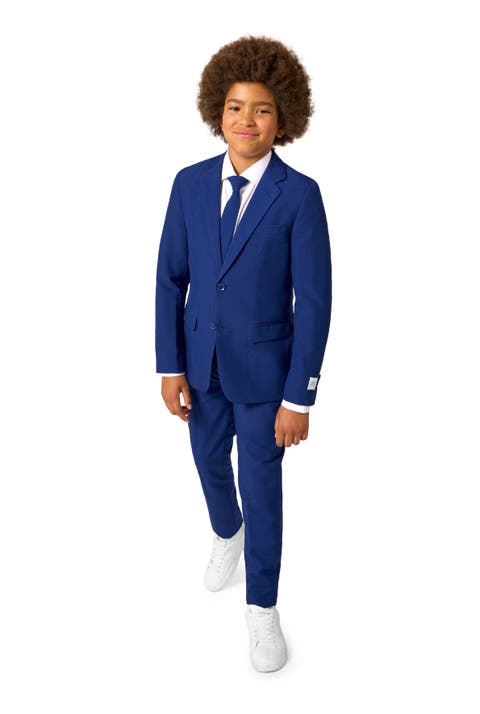 Navy Royale Two-Piece Suit with Tie