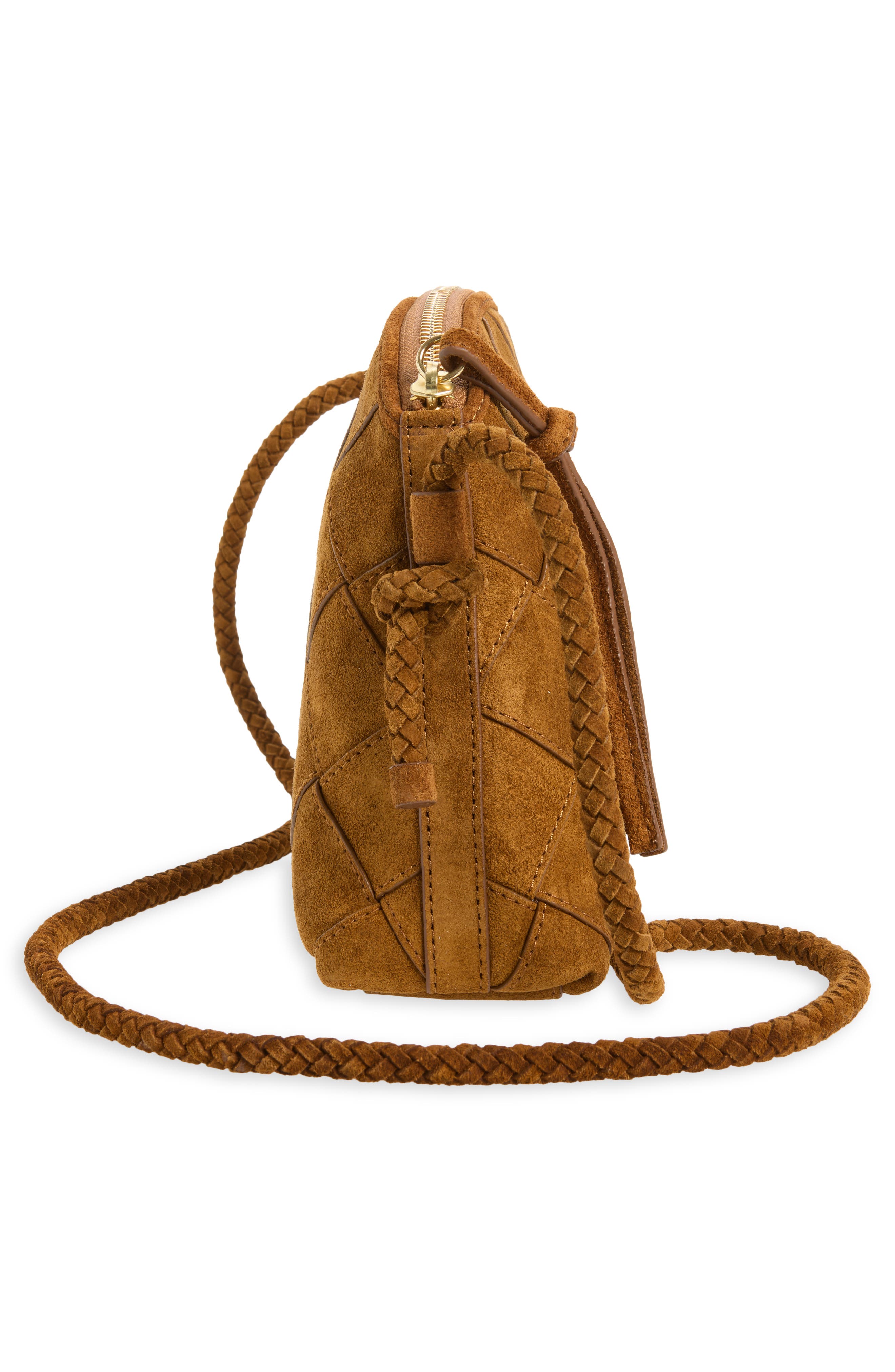 Mallory Leather Crossbody Bag, Alternate, color, CACAO