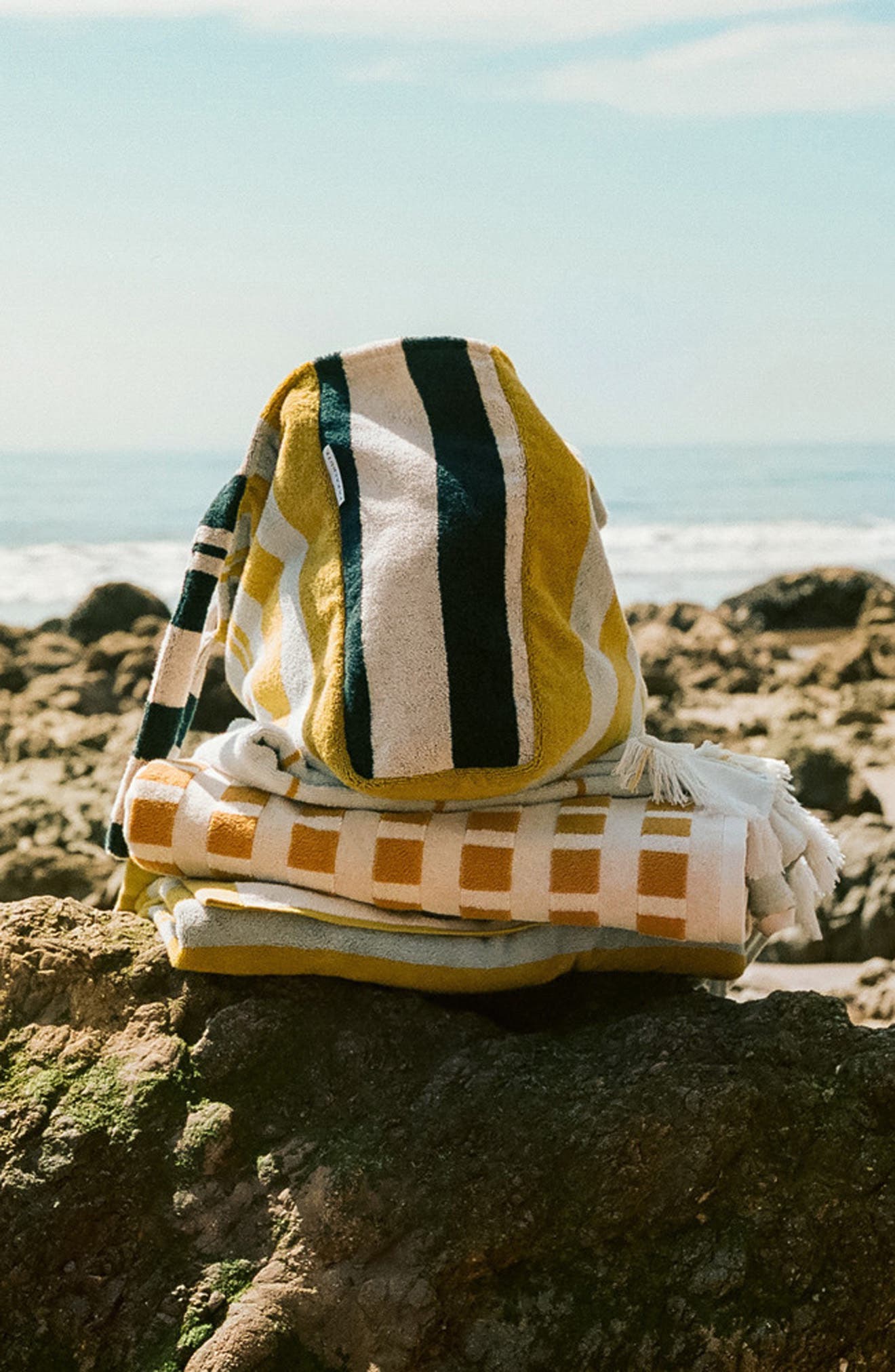 Parachute Cabana Terry Knit Beach Tote, Alternate, color, Multi