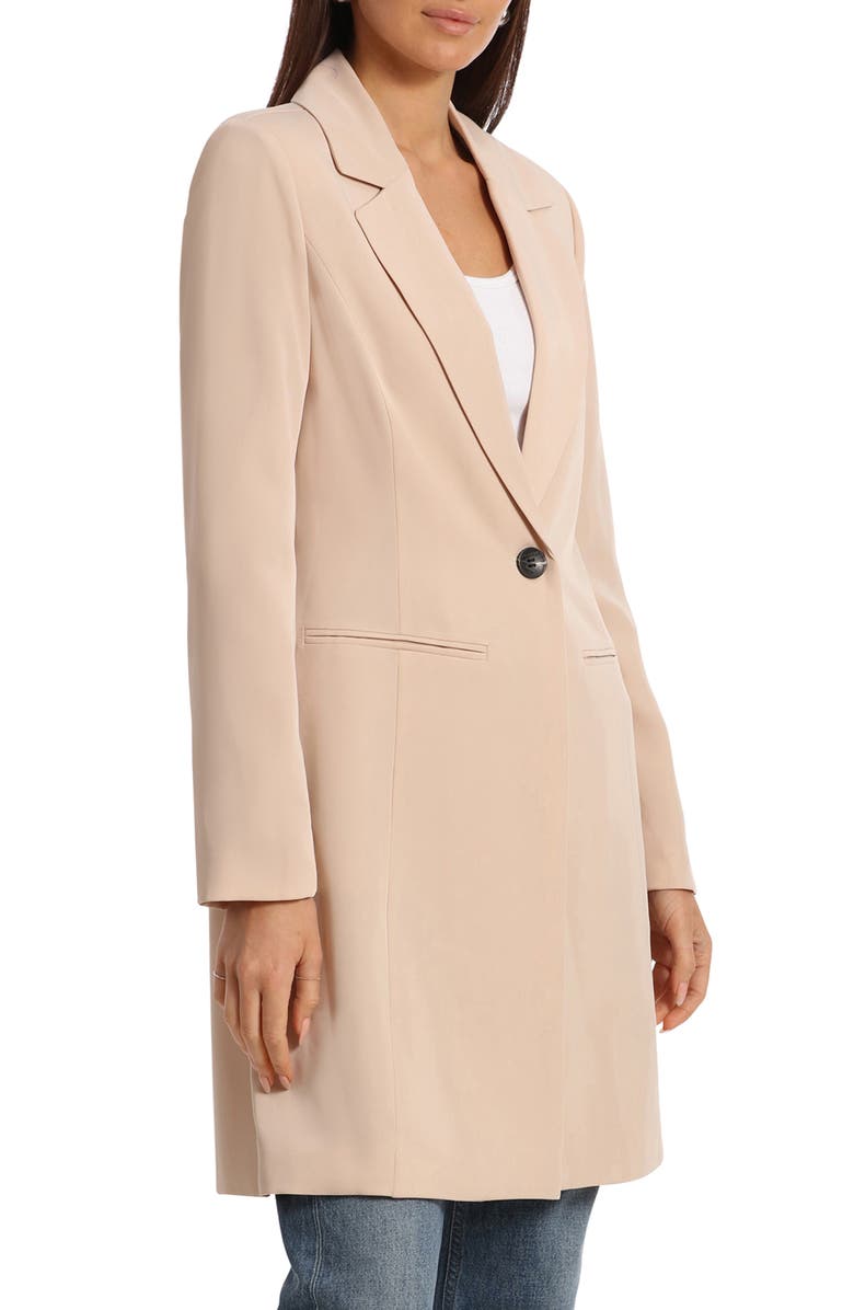 Avec Les Filles One-Button Longline Coat, Alternate, color, 