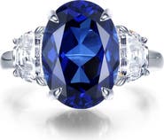 Lafonn Fancy Lab Created Sapphire & Simulated Diamond Ring