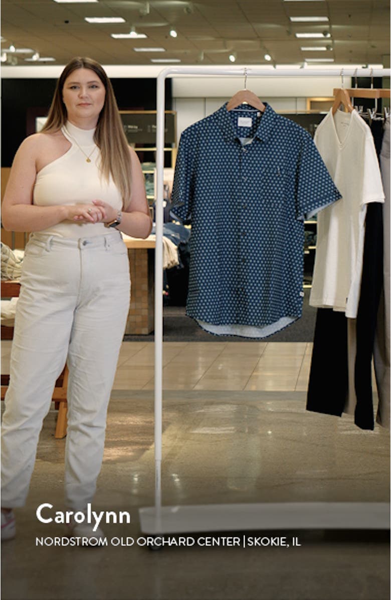 Morgan Short Sleeve Performance Button-Up Shirt, sales video thumbnail