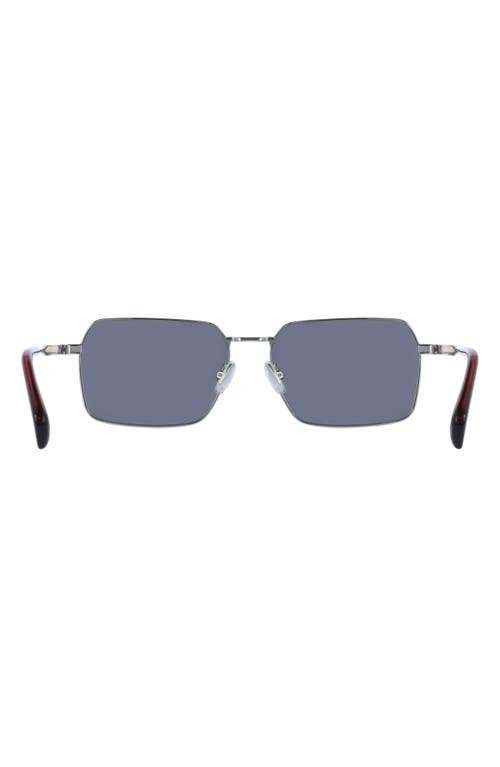 Paul Smith 58mm Modified Rectangular Sunglasses In Silver/grey