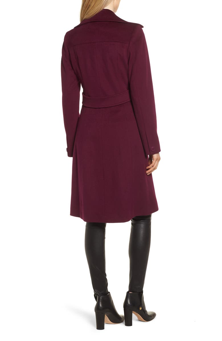 Fleurette Double Breasted Loro Piana Wool Coat, Alternate, color, 