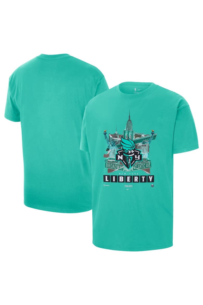 Men's Nike Mint New York Liberty Original Content Max90 T-Shirt, Alternate, color, Mint